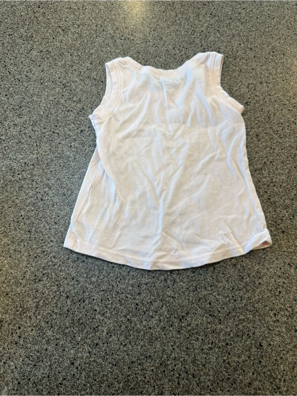 Old Navy Girls' Pale Pink Ribbed Tank Top